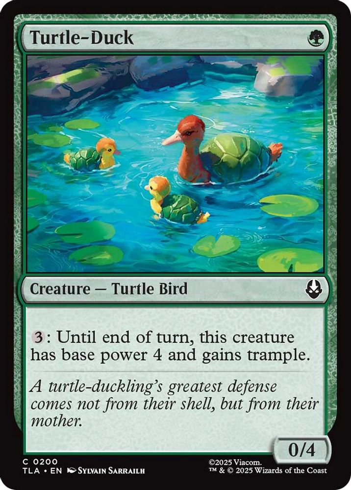 2025 Magic: The Gathering: Avatar: The Last Airbender (TLA) - Turtle Duck (#200, Common) (, Near Mint)