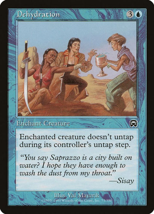 1999 Magic: The Gathering: Mercadian Masques (MMQ) - Dehydration (#73, Common) (, Near Mint)