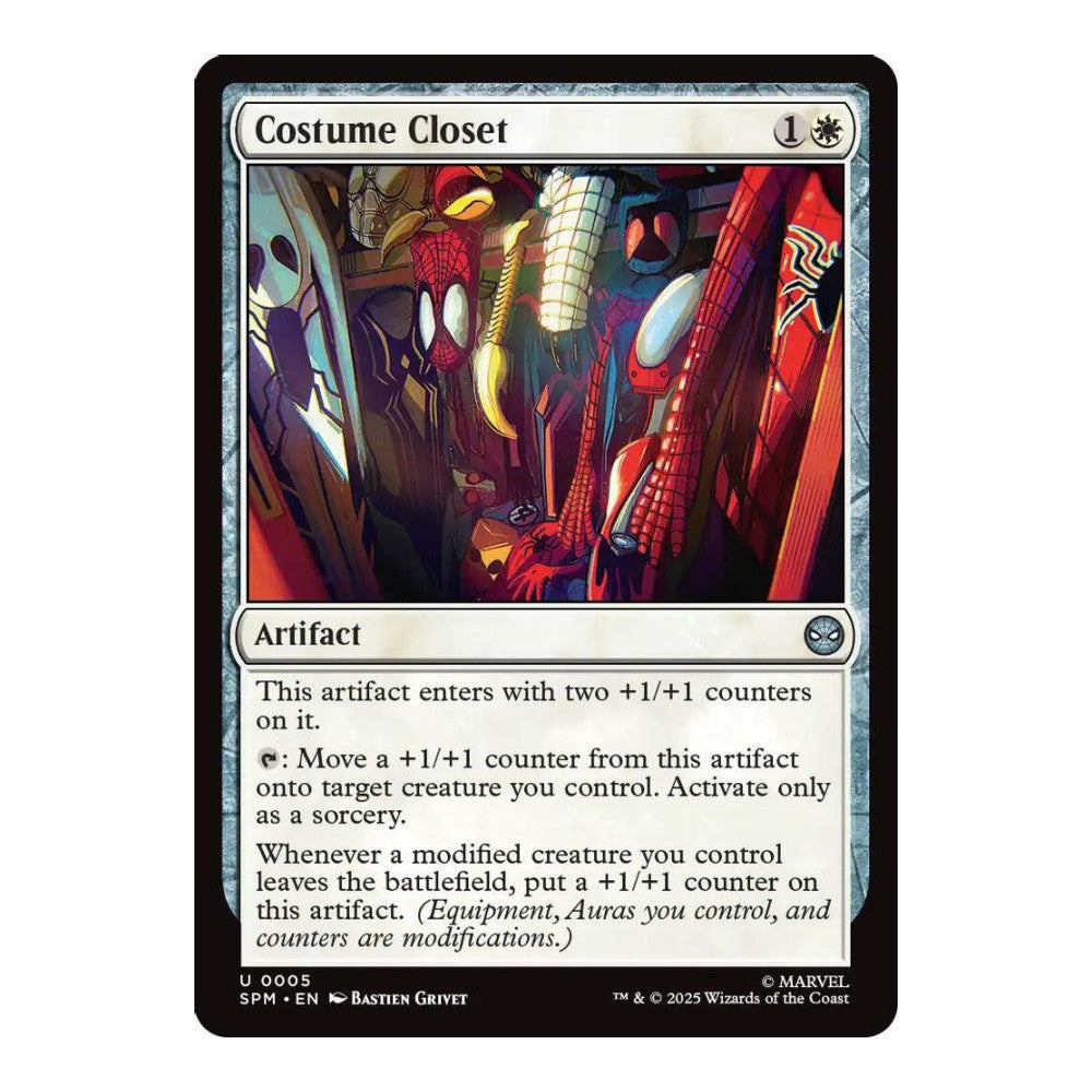 2025 Magic: The Gathering: Marvel's Spider-Man (SPM) - Costume Closet (#5, Uncommon) (, Near Mint)