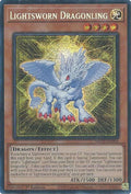 2025 YuGiOh: 2025 Mega-Pack (MP25) - Lightsworn Dragonling (#MP25-EN066, Prismatic Secret Rare) (1st Edition, Near Mint)