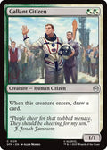 2025 Magic: The Gathering: Marvel's Spider-Man (SPM) - Gallant Citizen (#129, Common) (, Near Mint)