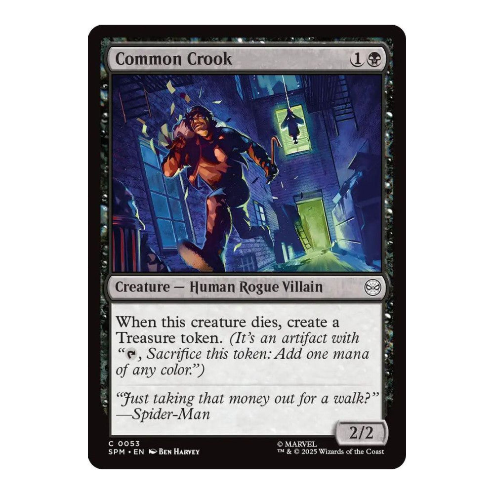 2025 Magic: The Gathering: Marvel's Spider-Man (SPM) - Common Crook (#53, Common) (, Near Mint)