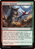 2025 Magic: The Gathering: Marvel's Spider-Man (SPM) - Rhino's Rampage (#141, Uncommon) (, Near Mint)