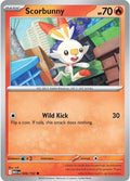 2025 Pokemon: ME01: Mega Evolution (MEG) - Scorbunny (#026/132, Common) (Reverse Holofoil, Near Mint)