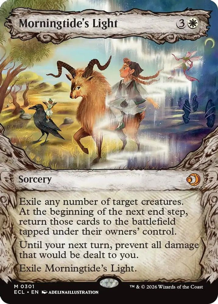 2026 Magic: The Gathering: Lorwyn Eclipsed (ECL) - Morningtides Light Showcase (#301, Mythic Rare) (, Near Mint)