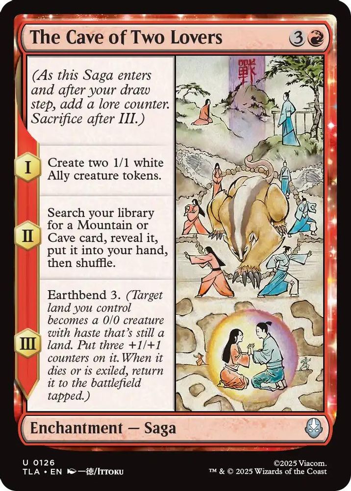 2025 Magic: The Gathering: Avatar: The Last Airbender (TLA) - The Cave of Two Lovers (#126, Uncommon) (, Near Mint)
