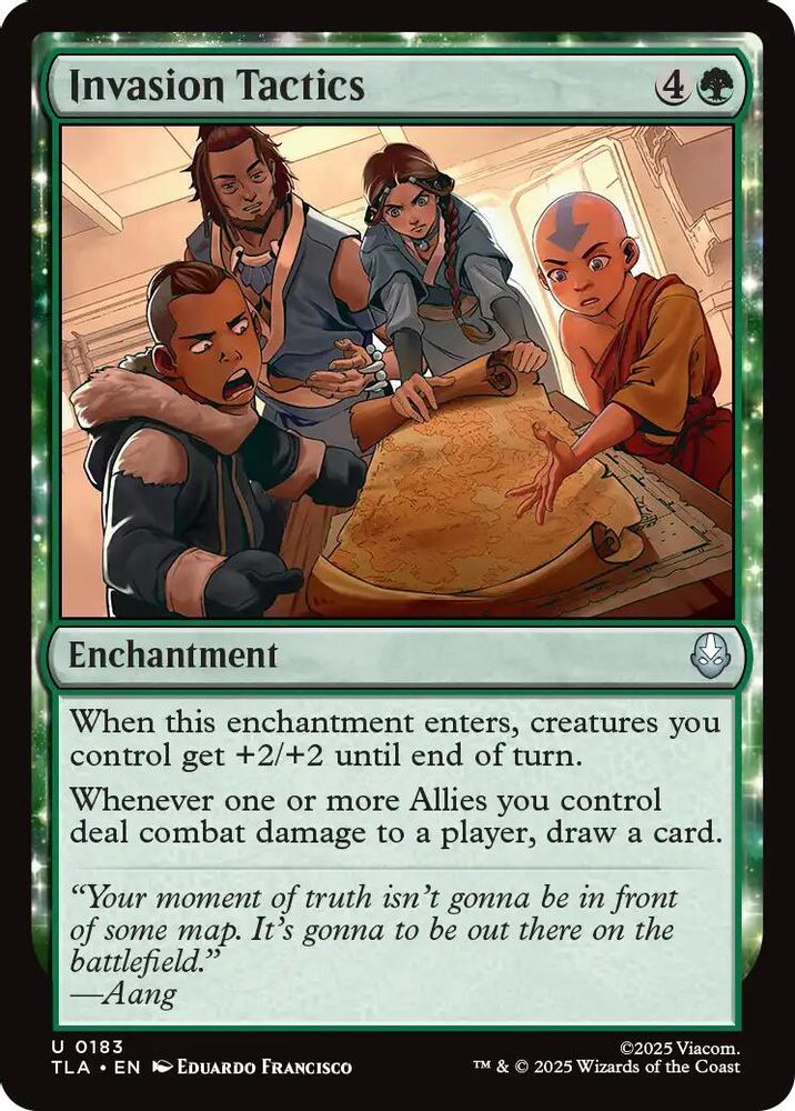 2025 Magic: The Gathering: Avatar: The Last Airbender (TLA) - Invasion Tactics (#183, Uncommon) (, Near Mint)
