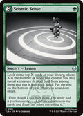 2025 Magic: The Gathering: Avatar: The Last Airbender (TLA) - Seismic Sense (#195, Uncommon) (, Near Mint)