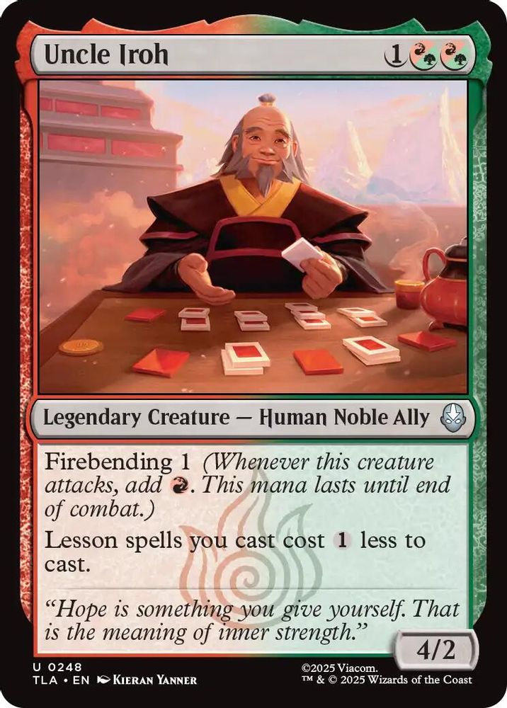 2025 Magic: The Gathering: Avatar: The Last Airbender (TLA) - Uncle Iroh (#248, Uncommon)