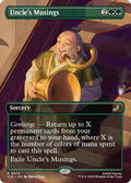 2025 Magic: The Gathering: Avatar: The Last Airbender: Eternal-Legal (TLE) - Uncles Musings Borderless (#73, Rare) (, Near Mint)