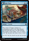 2025 Magic: The Gathering: Avatar: The Last Airbender (TLA) - Lost Days (#62, Common) (, Near Mint)