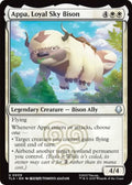 2025 Magic: The Gathering: Avatar: The Last Airbender (TLA) - Appa Loyal Sky Bison (#9, Uncommon) (, Near Mint)