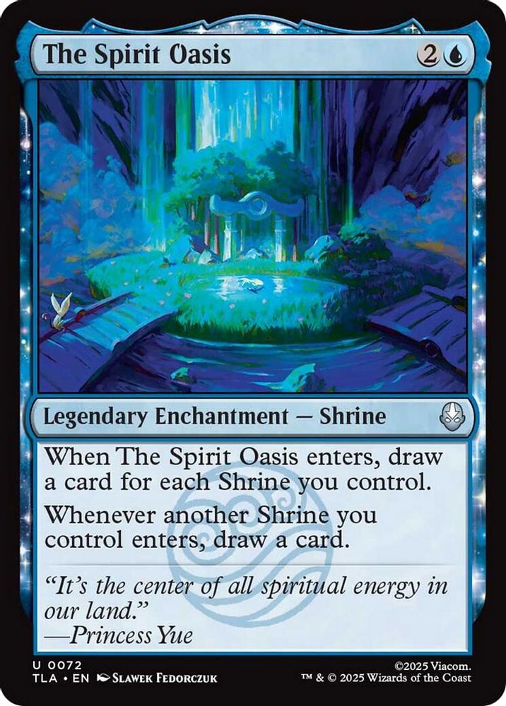 2025 Magic: The Gathering: Avatar: The Last Airbender (TLA) - The Spirit Oasis (#72, Uncommon) (, Near Mint)