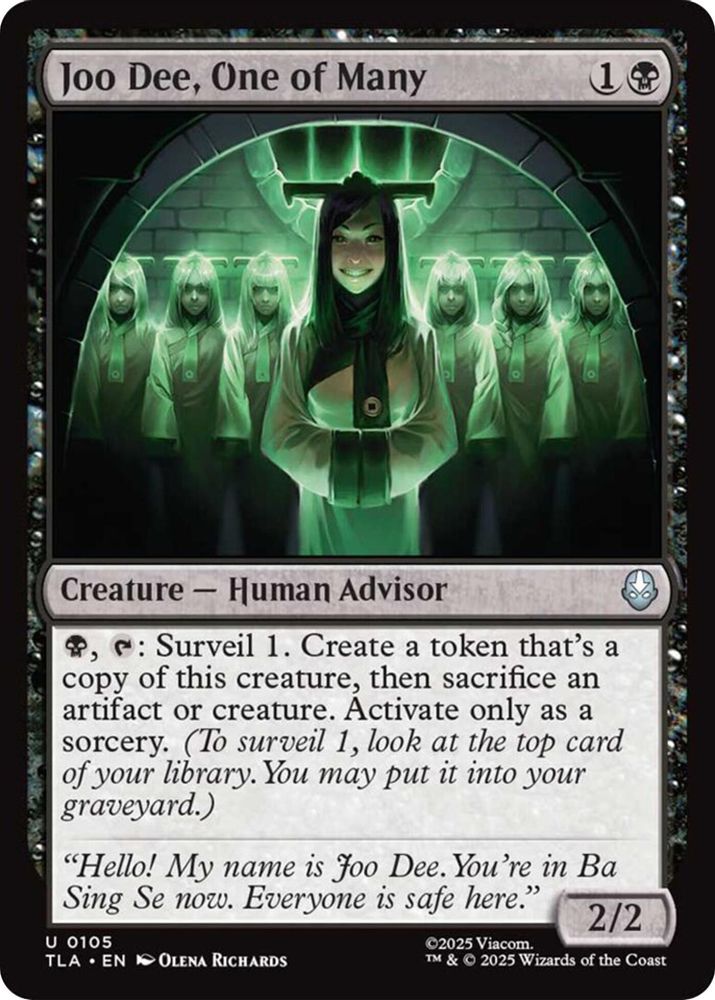 2025 Magic: The Gathering: Avatar: The Last Airbender (TLA) - Joo Dee One of Many (#105, Uncommon) (, Near Mint)