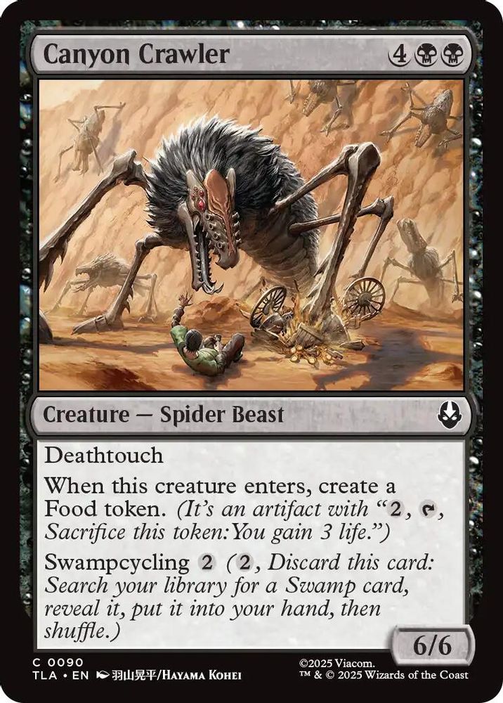 2025 Magic: The Gathering: Avatar: The Last Airbender (TLA) - Canyon Crawler (#90, Common) (, Near Mint)
