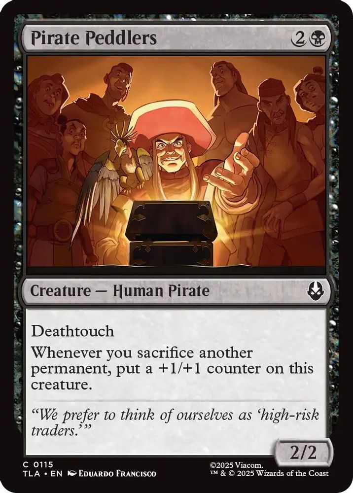 2025 Magic: The Gathering: Avatar: The Last Airbender (TLA) - Pirate Peddlers (#115, Common) (, Near Mint)