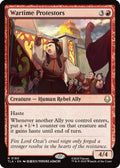 2025 Magic: The Gathering: Avatar: The Last Airbender (TLA) - Wartime Protestors (#160, Rare) (Foil, Near Mint)