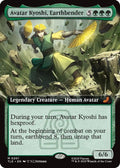2025 Magic: The Gathering: Avatar: The Last Airbender: Eternal-Legal (TLE) - Avatar Kyoshi Earthbender Extended Art (#201, Mythic Rare) (Foil, Near Mint)