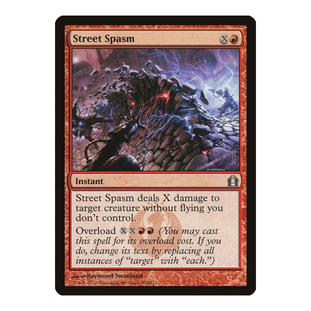 2012 Magic: The Gathering: Return to Ravnica (RTR) - Street Spasm (#106, Uncommon) (, Near Mint)