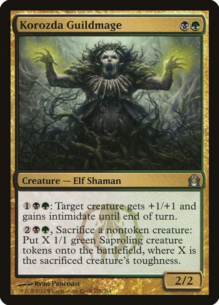 2012 Magic: The Gathering: Return to Ravnica (RTR) - Korozda Guildmage (#176, Uncommon) (, Near Mint)