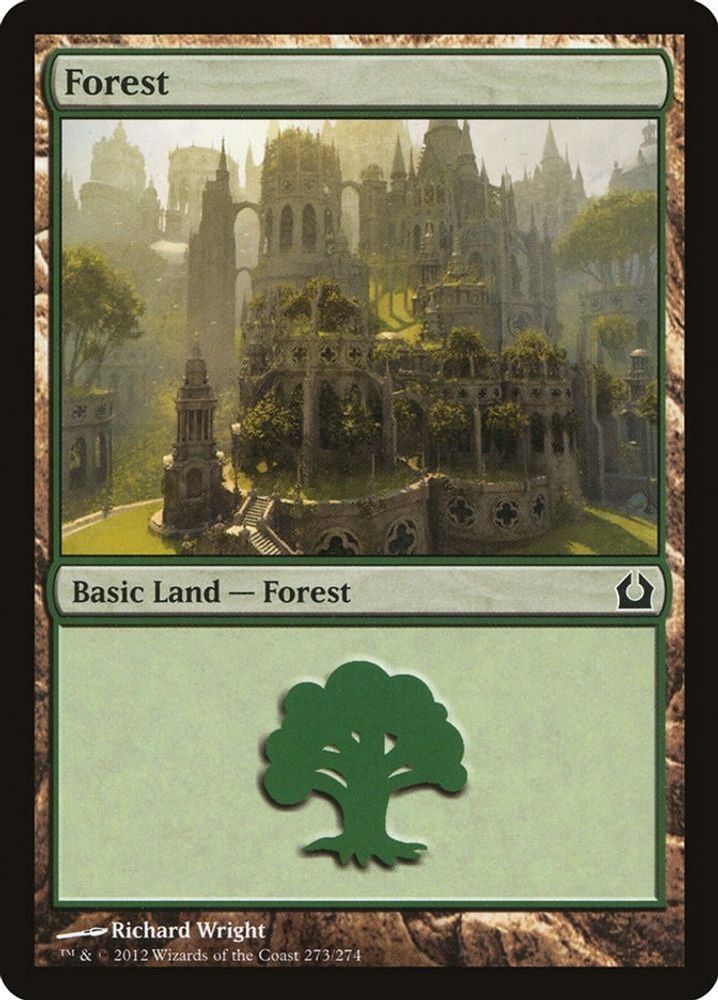 2012 Magic: The Gathering: Return to Ravnica (RTR) - Forest 273 (#273, Land) (, Near Mint)