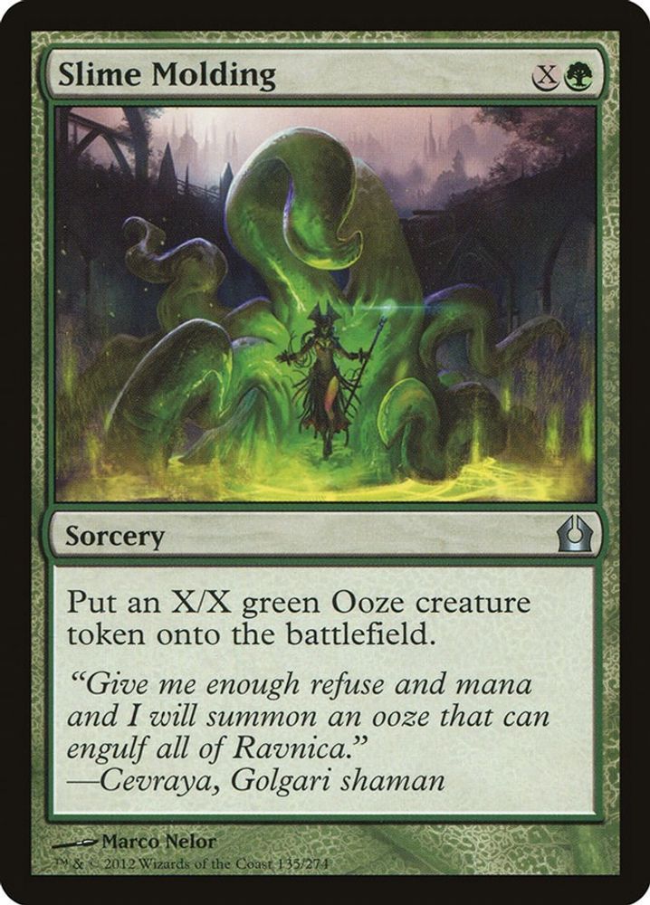 2012 Magic: The Gathering: Return to Ravnica (RTR) - Slime Molding (#135, Uncommon) (, Near Mint)