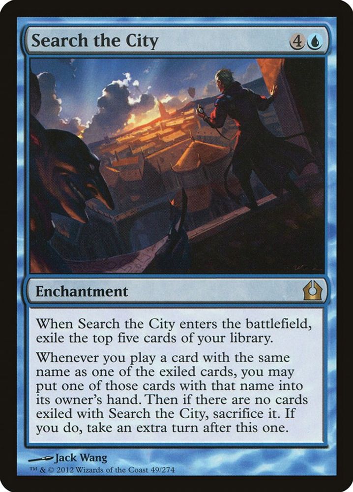 2012 Magic: The Gathering: Return to Ravnica (RTR) - Search the City (#49, Rare) (, Near Mint)