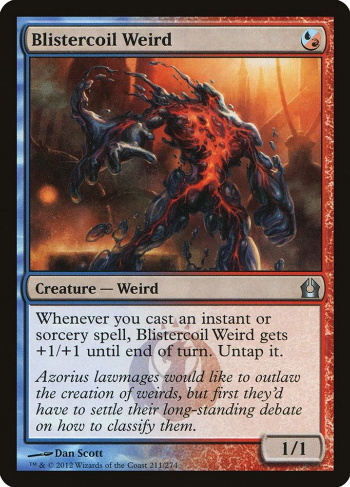 2012 Magic: The Gathering: Return to Ravnica (RTR) - Blistercoil Weird (#211, Uncommon) (, Near Mint)