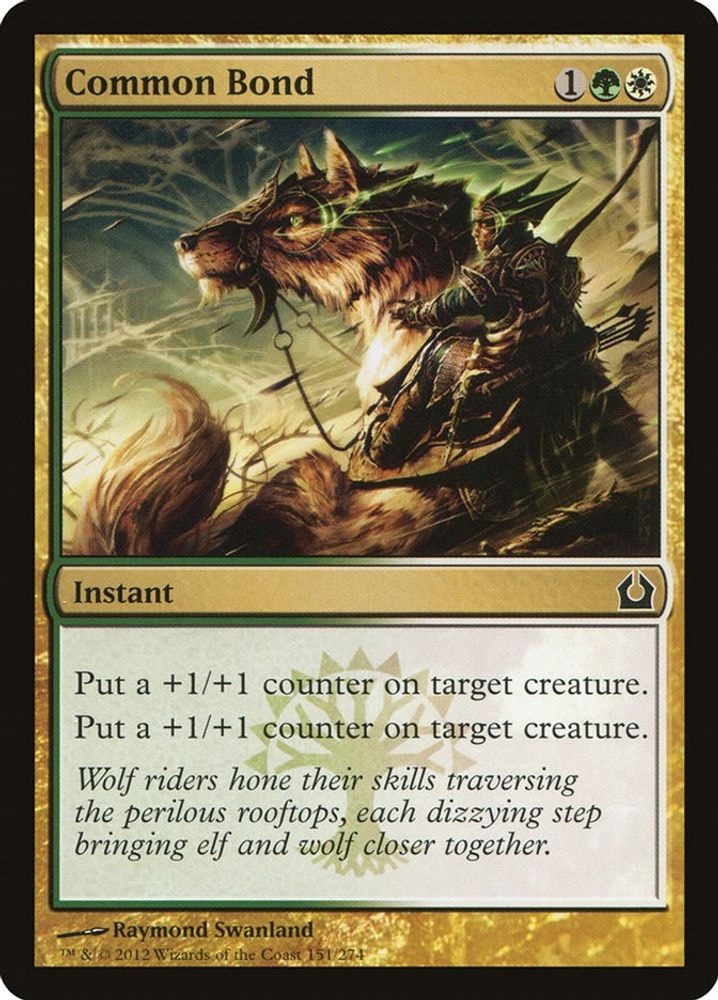 2012 Magic: The Gathering: Return to Ravnica (RTR) - Common Bond (#151, Common) (, Near Mint)