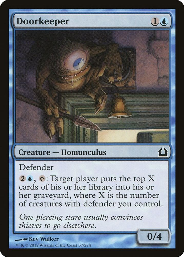 2012 Magic: The Gathering: Return to Ravnica (RTR) - Doorkeeper (#37, Common) (, Near Mint)
