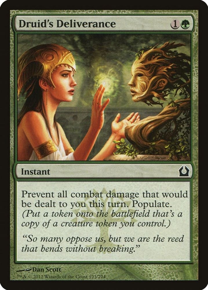 2012 Magic: The Gathering: Return to Ravnica (RTR) - Druids Deliverance (#123, Common) (, Near Mint)