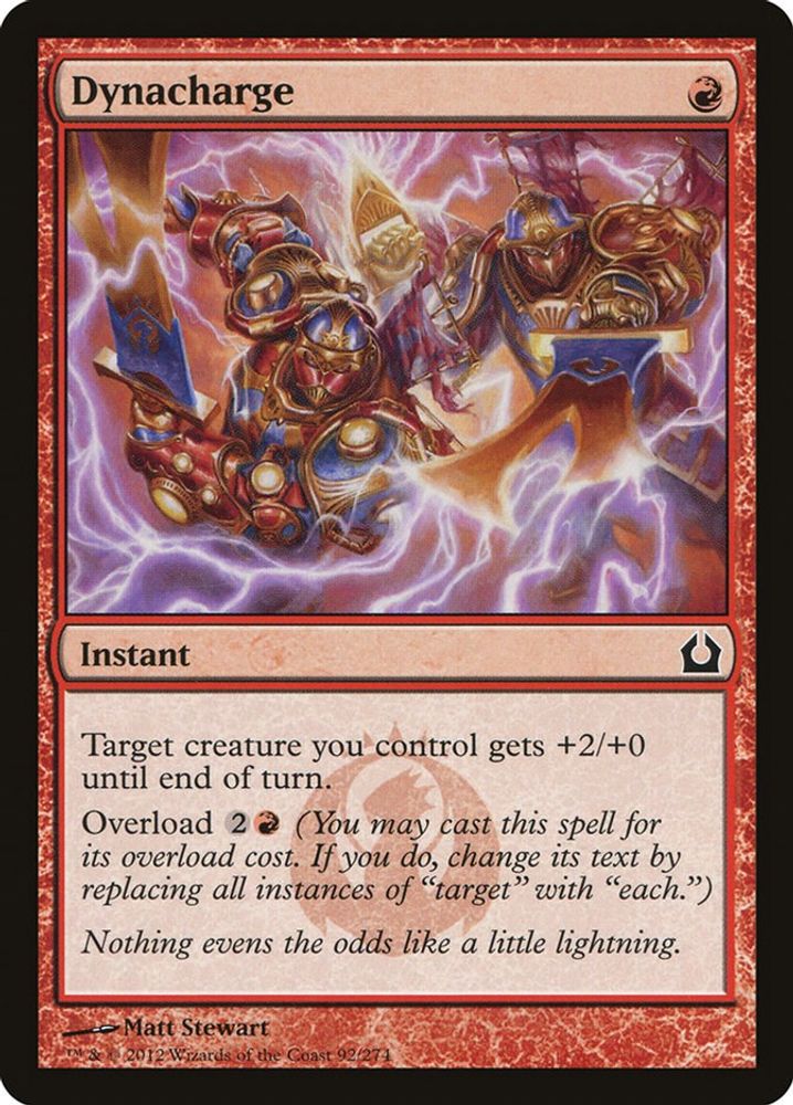 2012 Magic: The Gathering: Return to Ravnica (RTR) - Dynacharge (#92, Common) (, Near Mint)