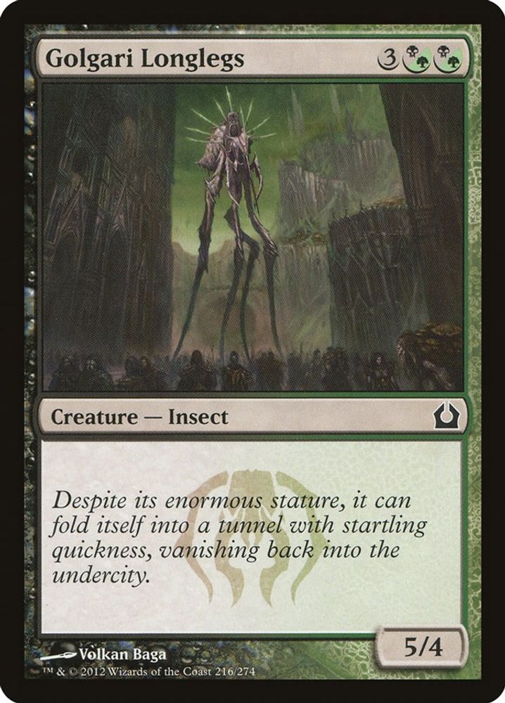 2012 Magic: The Gathering: Return to Ravnica (RTR) - Golgari Longlegs (#216, Common) (, Near Mint)