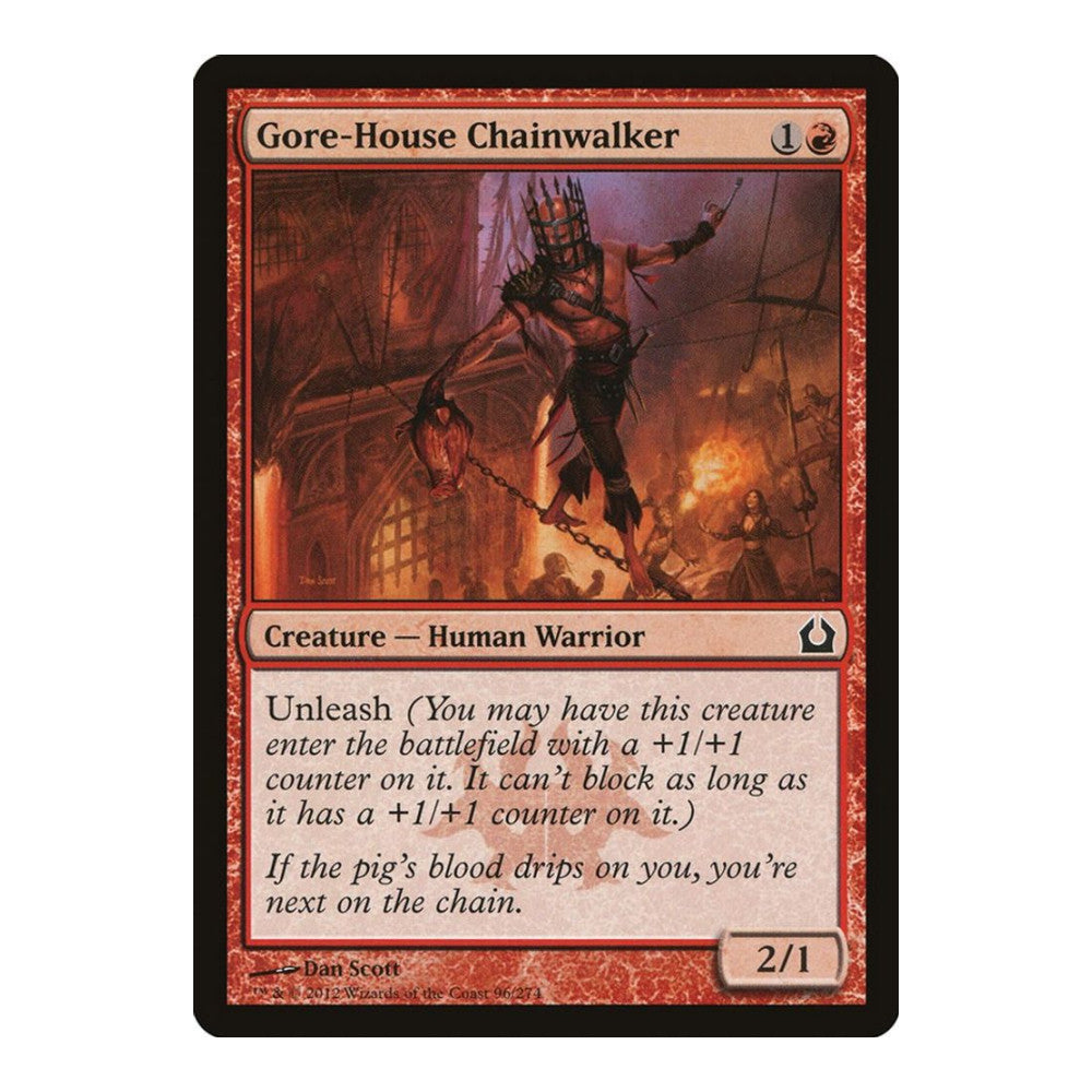 2012 Magic: The Gathering: Return to Ravnica (RTR) - Gore House Chainwalker (#96, Common) (, Near Mint)