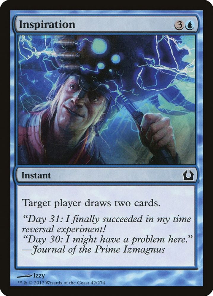 2012 Magic: The Gathering: Return to Ravnica (RTR) - Inspiration (#42, Common) (, Near Mint)