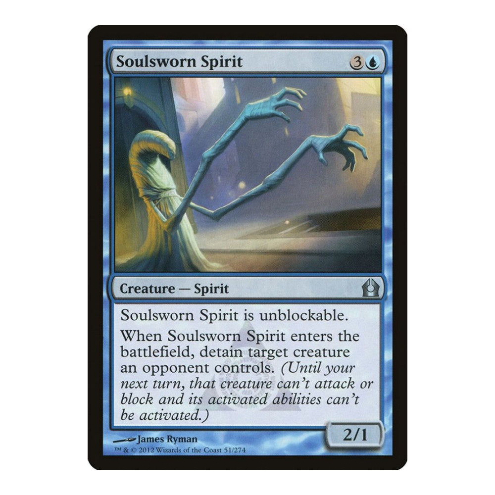2012 Magic: The Gathering: Return to Ravnica (RTR) - Soulsworn Spirit (#51, Uncommon) (, Near Mint)