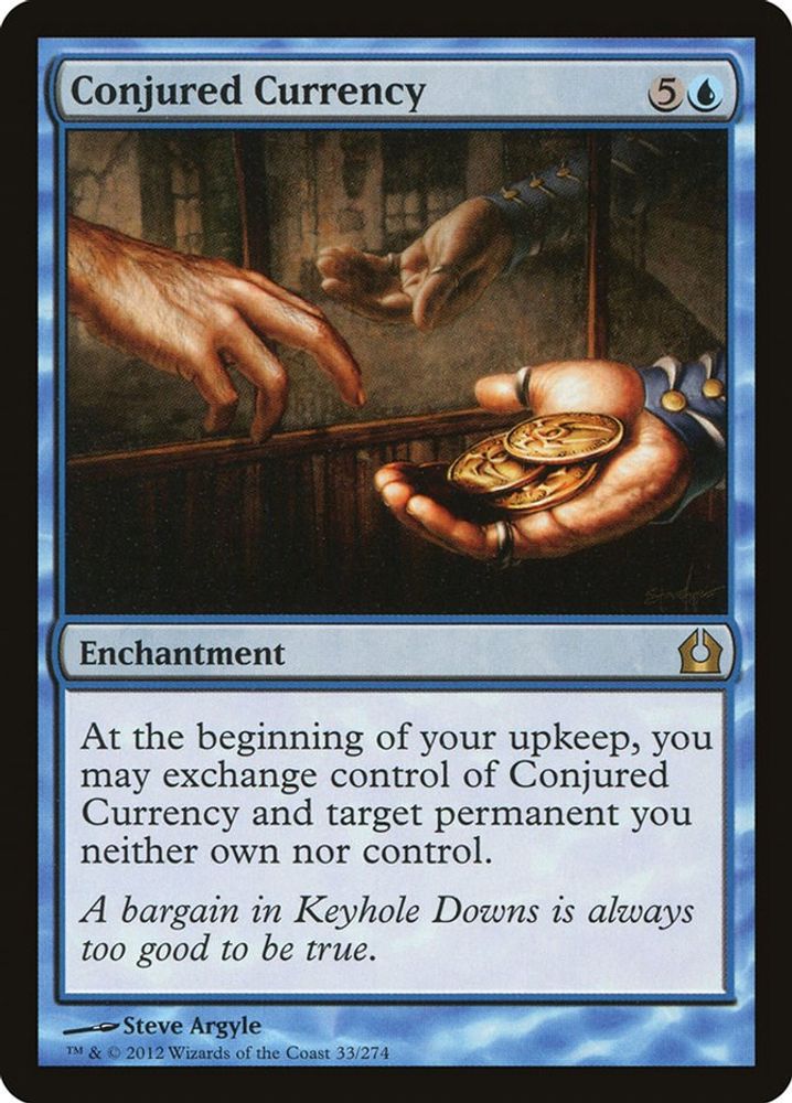 2012 Magic: The Gathering: Return to Ravnica (RTR) - Conjured Currency (#33, Rare) (, Near Mint)