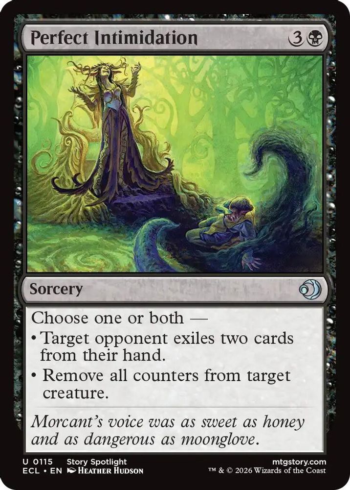 2026 Magic: The Gathering: Lorwyn Eclipsed (ECL) - Perfect Intimidation (#115, Uncommon)