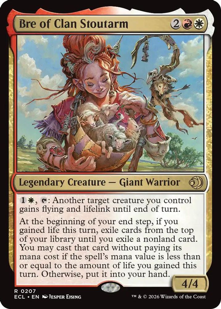 2026 Magic: The Gathering: Lorwyn Eclipsed (ECL) - Bre of Clan Stoutarm (#207, Rare)