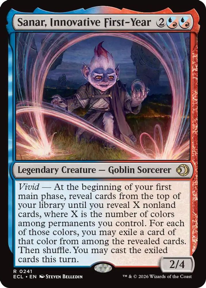 2026 Magic: The Gathering: Lorwyn Eclipsed (ECL) - Sanar Innovative First Year (#241, Rare) (, Near Mint)