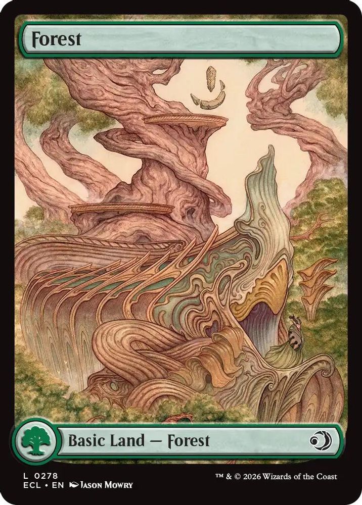 2026 Magic: The Gathering: Lorwyn Eclipsed (ECL) - Forest 0278 (#278, Land)
