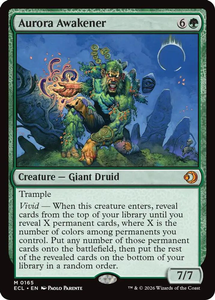 2026 Magic: The Gathering: Lorwyn Eclipsed (ECL) - Aurora Awakener (#165, Mythic Rare) (, Near Mint)