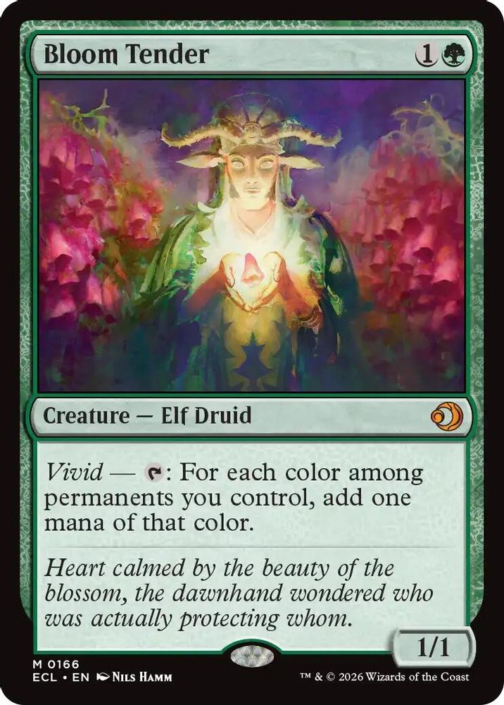 2026 Magic: The Gathering: Lorwyn Eclipsed (ECL) - Bloom Tender (#166, Mythic Rare) (, Near Mint)