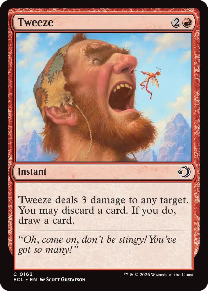 2026 Magic: The Gathering: Lorwyn Eclipsed (ECL) - Tweeze (#162, Common)