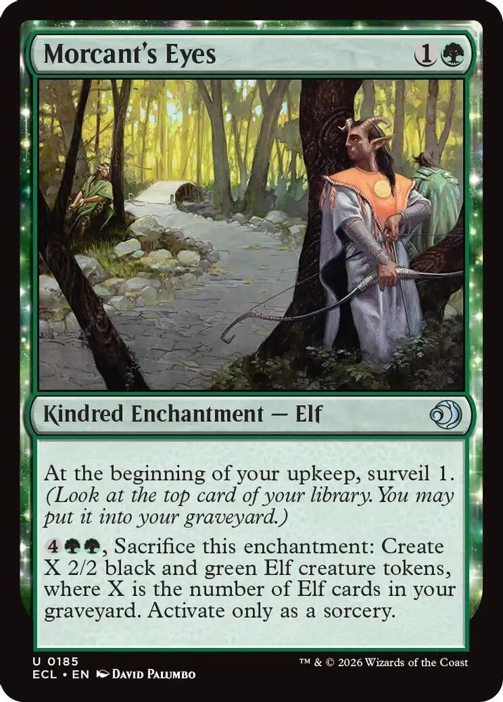 2026 Magic: The Gathering: Lorwyn Eclipsed (ECL) - Morcants Eyes (#185, Uncommon)
