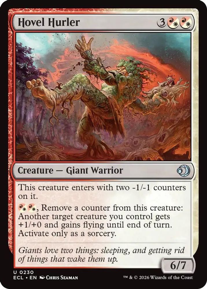 2026 Magic: The Gathering: Lorwyn Eclipsed (ECL) - Hovel Hurler (#230, Uncommon) (, Near Mint)