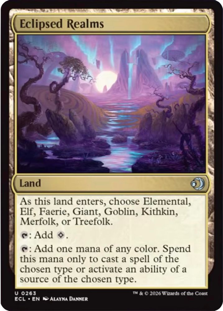 2026 Magic: The Gathering: Lorwyn Eclipsed (ECL) - Eclipsed Realms (#263, Uncommon) (, Near Mint)