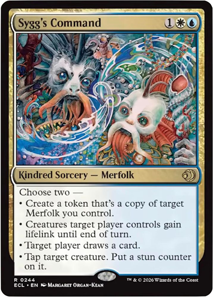 2026 Magic: The Gathering: Lorwyn Eclipsed (ECL) - Syggs Command (#244, Rare) (, Near Mint)
