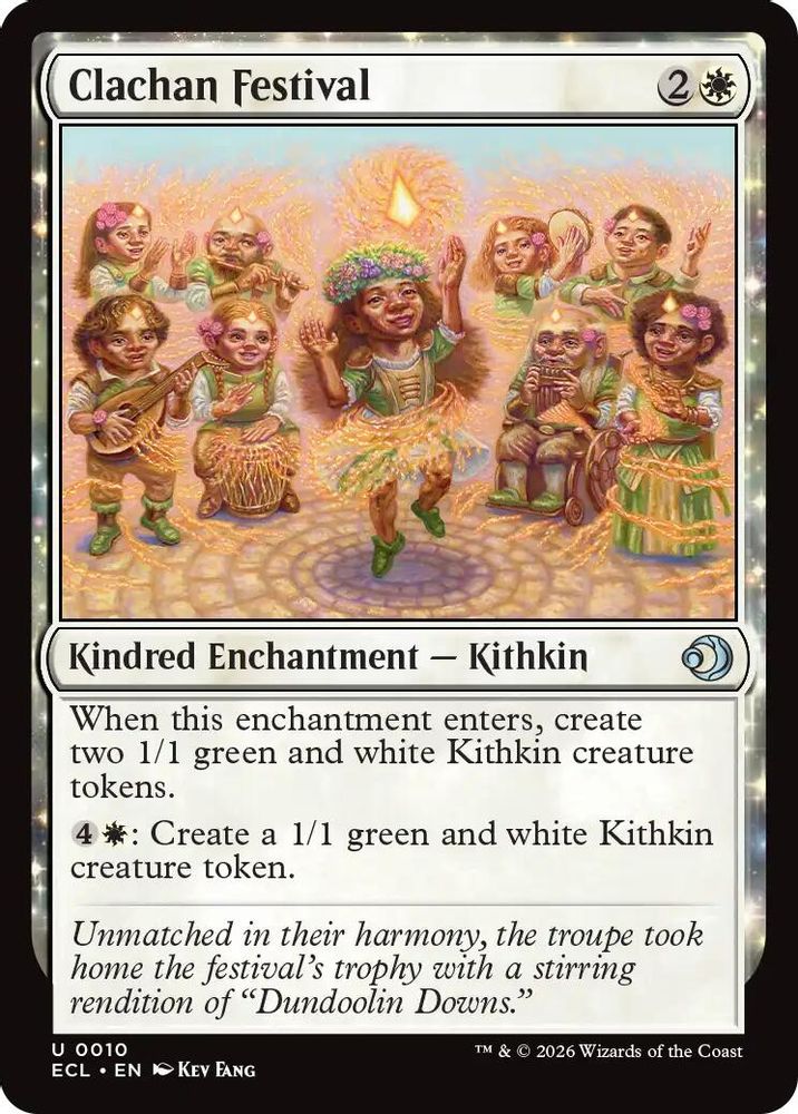 2026 Magic: The Gathering: Lorwyn Eclipsed (ECL) - Clachan Festival (#10, Uncommon) (, Near Mint)