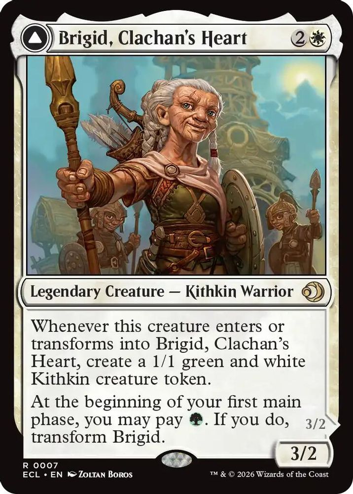 2026 Magic: The Gathering: Lorwyn Eclipsed (ECL) - Brigid Clachans Heart (#7, Rare)